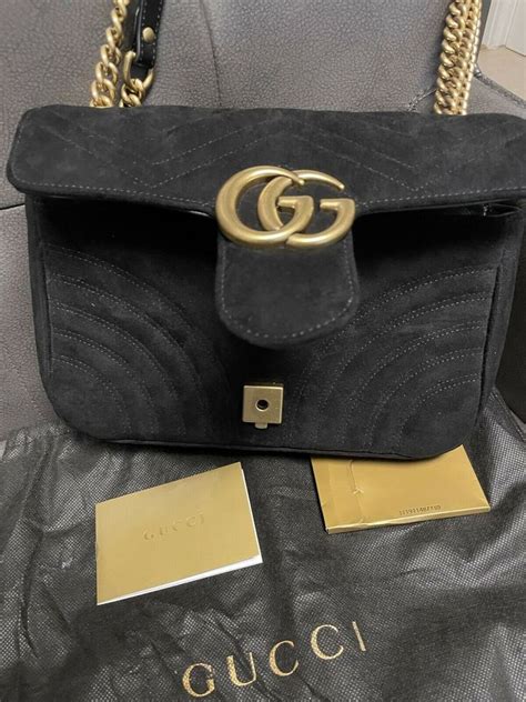 gucci tasche marmont samt fake